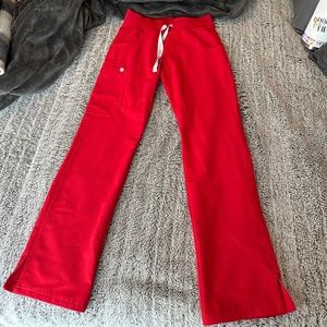 Figs Red Women's Pants